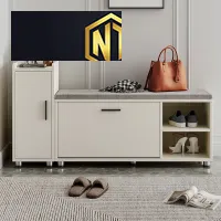 Xưởng Nội Thất Ngọc Thịnh Long Thành - Bình Phước - Tủ giày có ghế ngồi - TGNT19